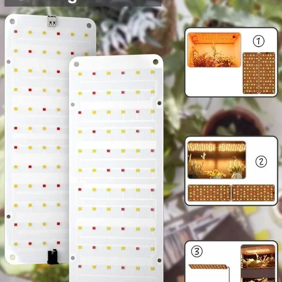 Grow Light, 20W Ultra-Thin LED Grow Lights for Indoor Plants Full Spectrum, 6/10 - Picture 3 of 9